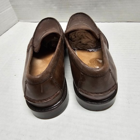 Mens Polo Ralph Lauren Brown Slip On Dress Loafers Shoes DUSTAN 11431 9.5 D